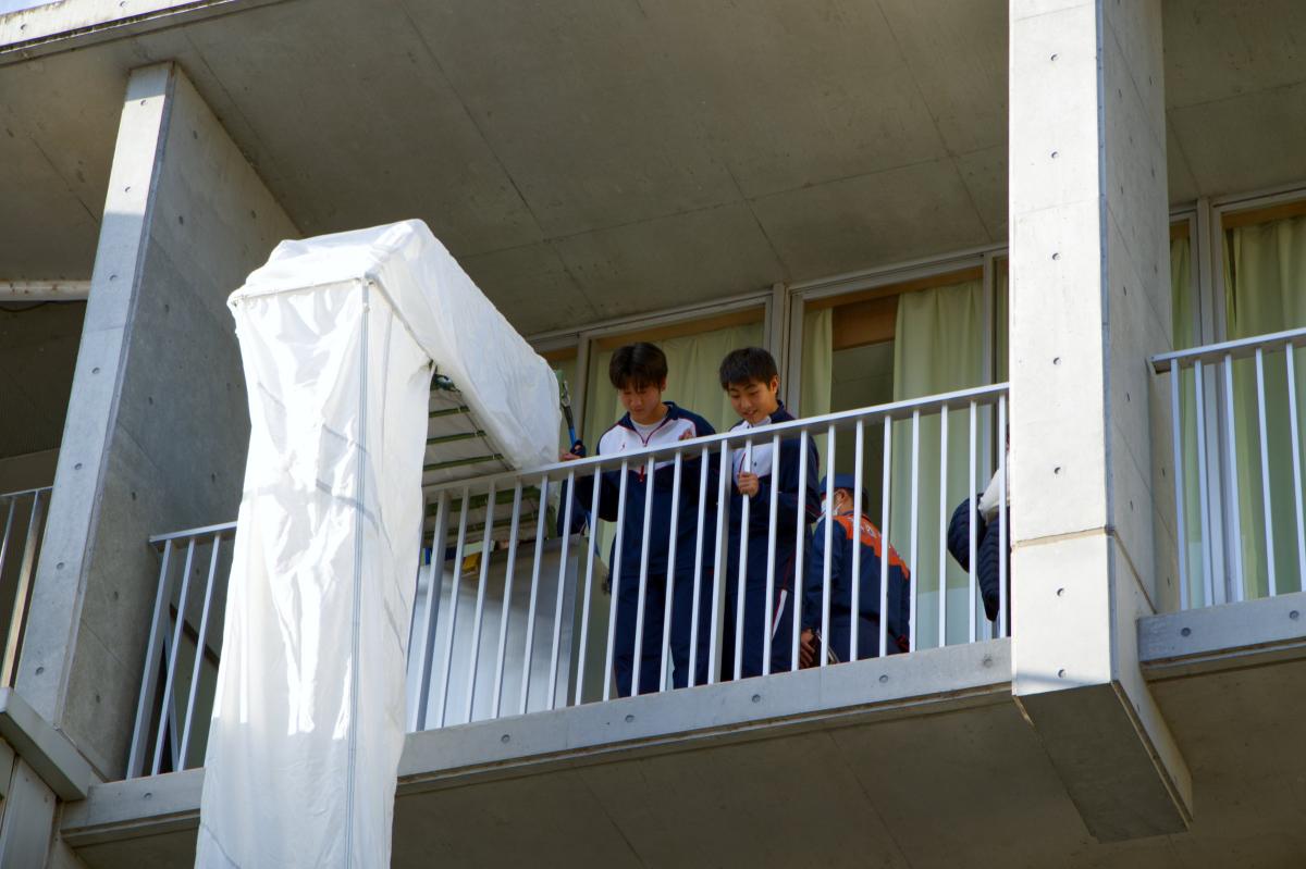 災害の「記憶を継承」するために ― 防災訓練を実施