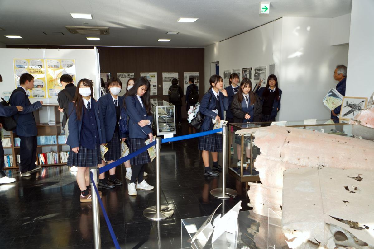 平和学習（筑波海軍航空隊記念館）～沖縄へとつながる、命の記憶に触れて～